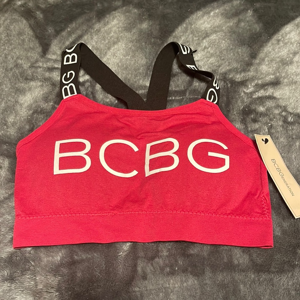Pink BCBGenerations sports bra size M